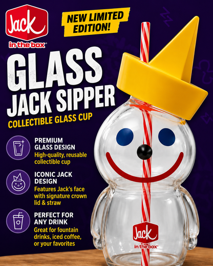Jack Glass Sipper 16oz