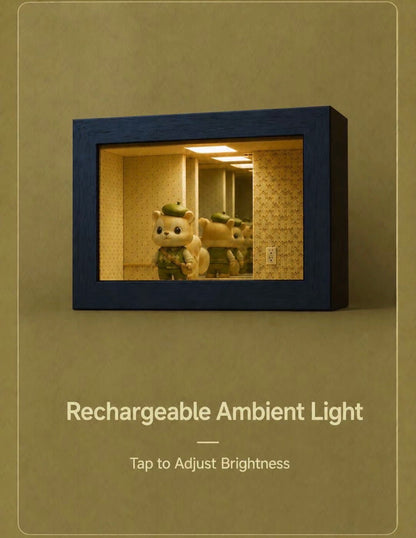 Backrooms Infinity Mirror Diorama