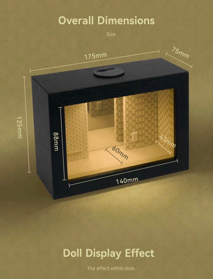 Backrooms Infinity Mirror Diorama