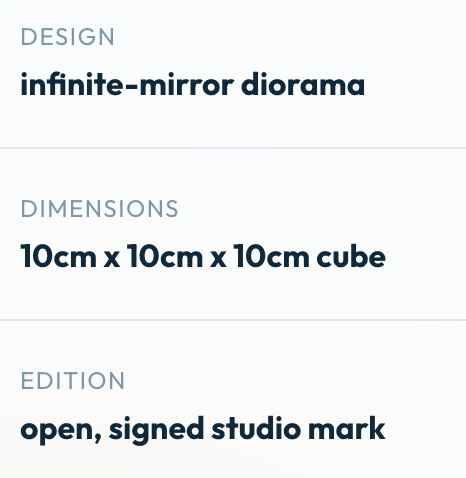 Backrooms Infinity Mirror Diorama "Level 94"