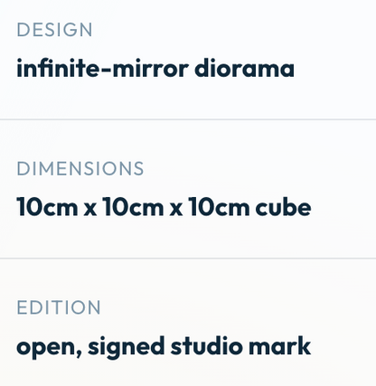 Backrooms Infinity Mirror Diorama "Level 94"